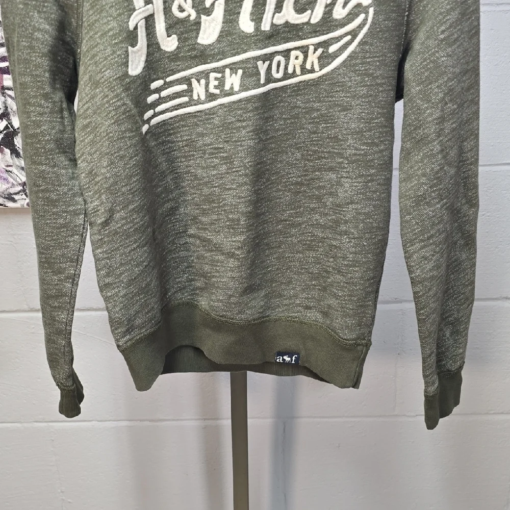 Abercrombie Kids Olive Green Logo Sweatshirt